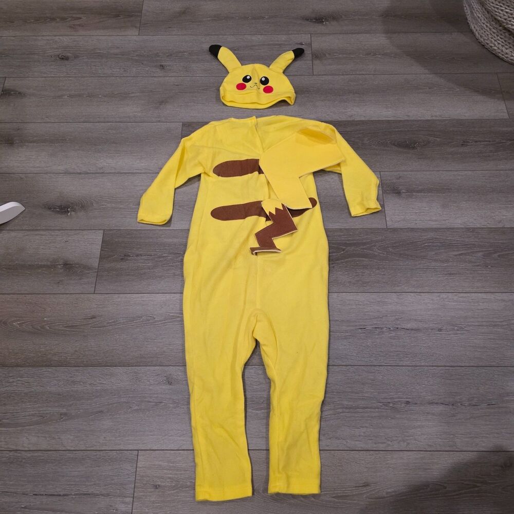 Nintendo Pikachu Pokemon Halloween Costume Unisex Youth S 4-6 Rubies Dress up - Picture 2 of 2